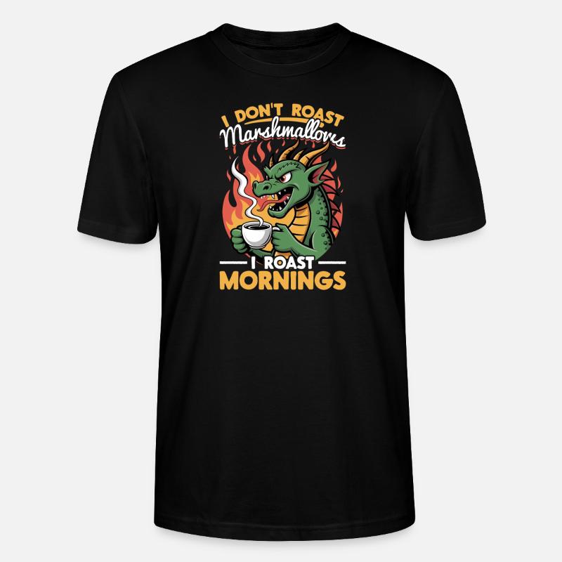 Dragon Coffee Mythical Creatures - Stanley/Stella Unisex Bio-T-Shirt CRAFTER - Schwarz