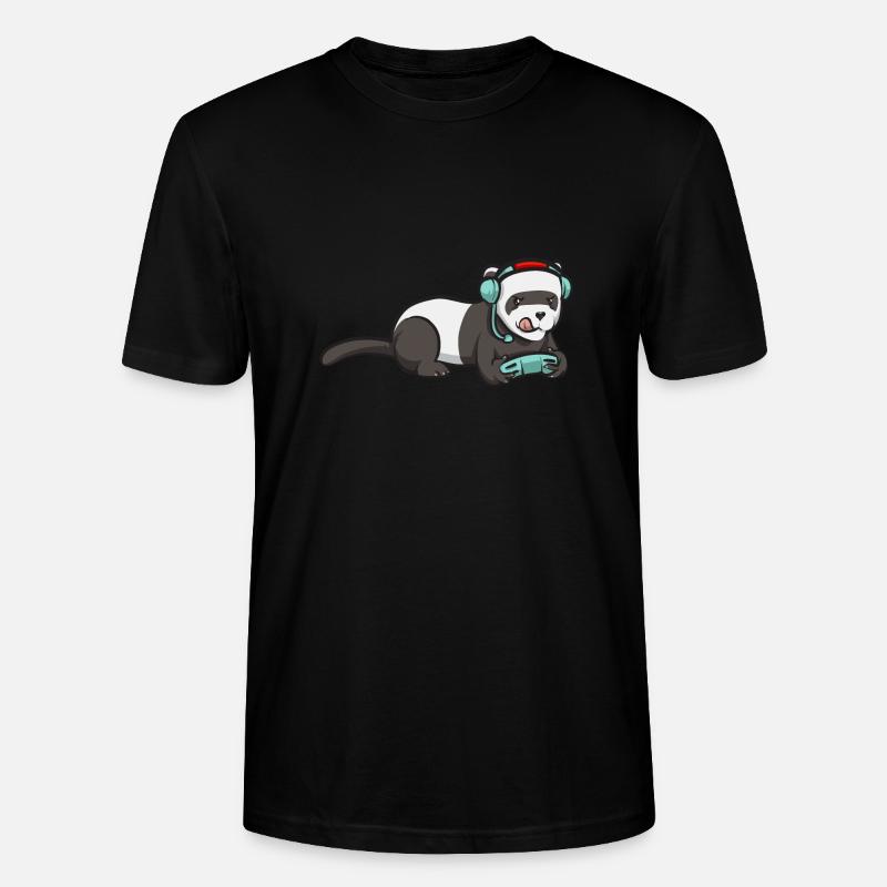 Frettchen Besitzer Frettchen - Stanley/Stella Unisex Bio-T-Shirt CRAFTER - Schwarz