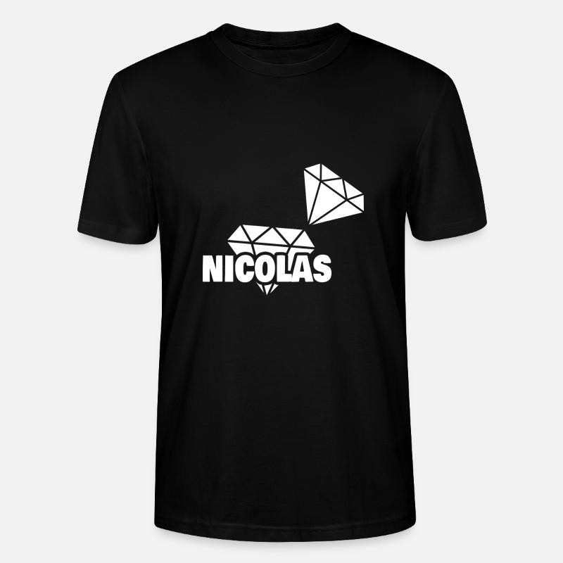 Kostbar Nicolas - Stanley/Stella Unisex Bio-T-Shirt CRAFTER - Schwarz