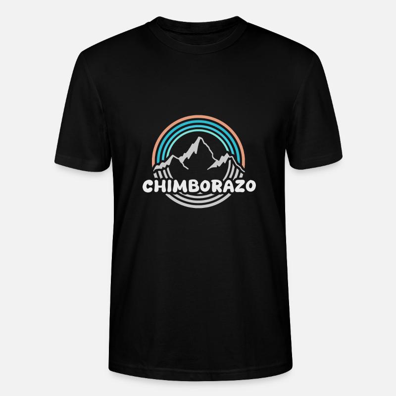 Berg Chimborazo - Stanley/Stella Unisex Bio-T-Shirt CRAFTER - Schwarz