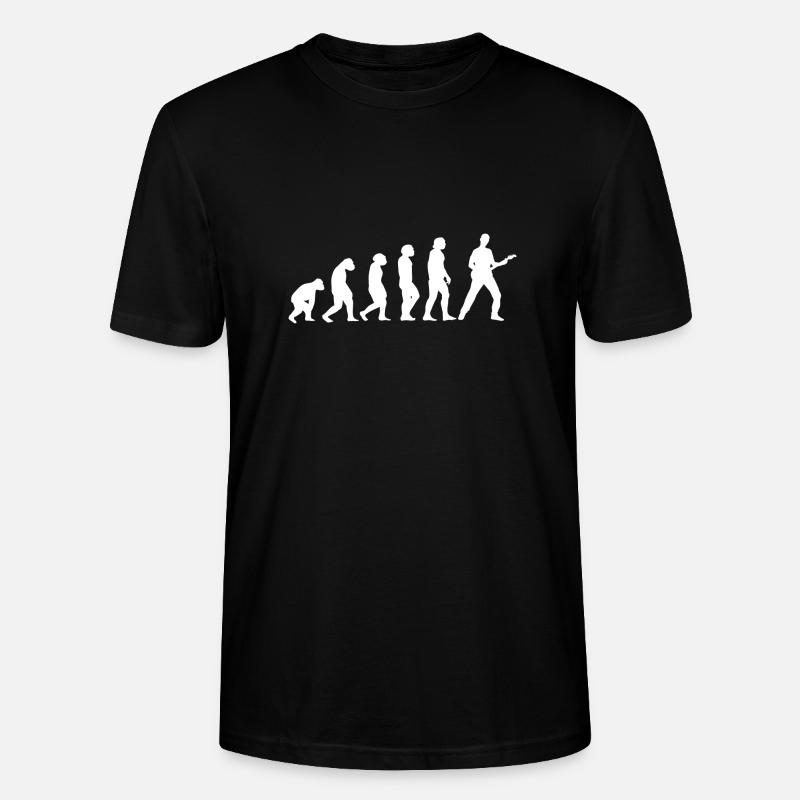Évolution de la guitare - T-shirt bio CRAFTER Stanley Stella Unisexe - noir