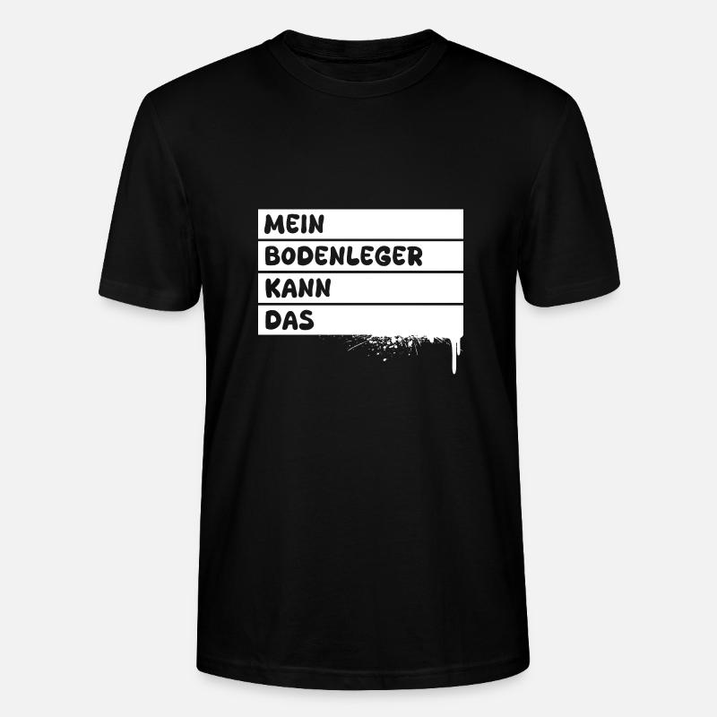 Bodenleger - Stanley/Stella Unisex Bio-T-Shirt CRAFTER - Schwarz