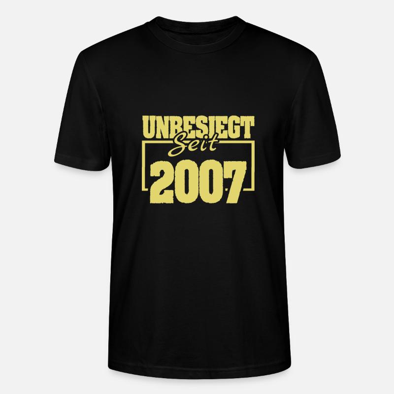2007 2007 - Stanley/Stella Unisex Bio-T-Shirt CRAFTER - Schwarz