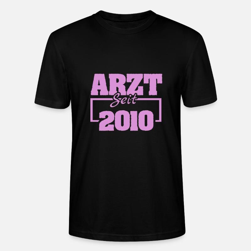 2010 - Stanley/Stella Unisex Bio-T-Shirt CRAFTER - Schwarz