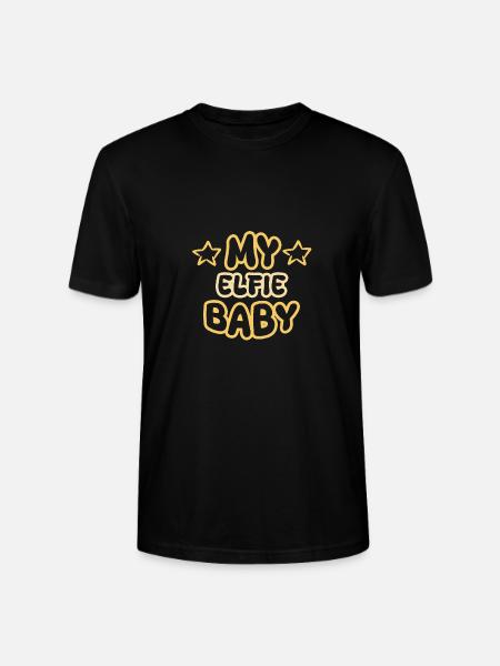 Geburt Elfie - Stanley/Stella Unisex Bio-T-Shirt CRAFTER - Schwarz