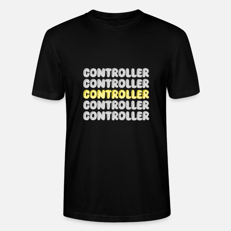 Work Controller - Stanley/Stella CRAFTER Unisex Organic T-Shirt - black