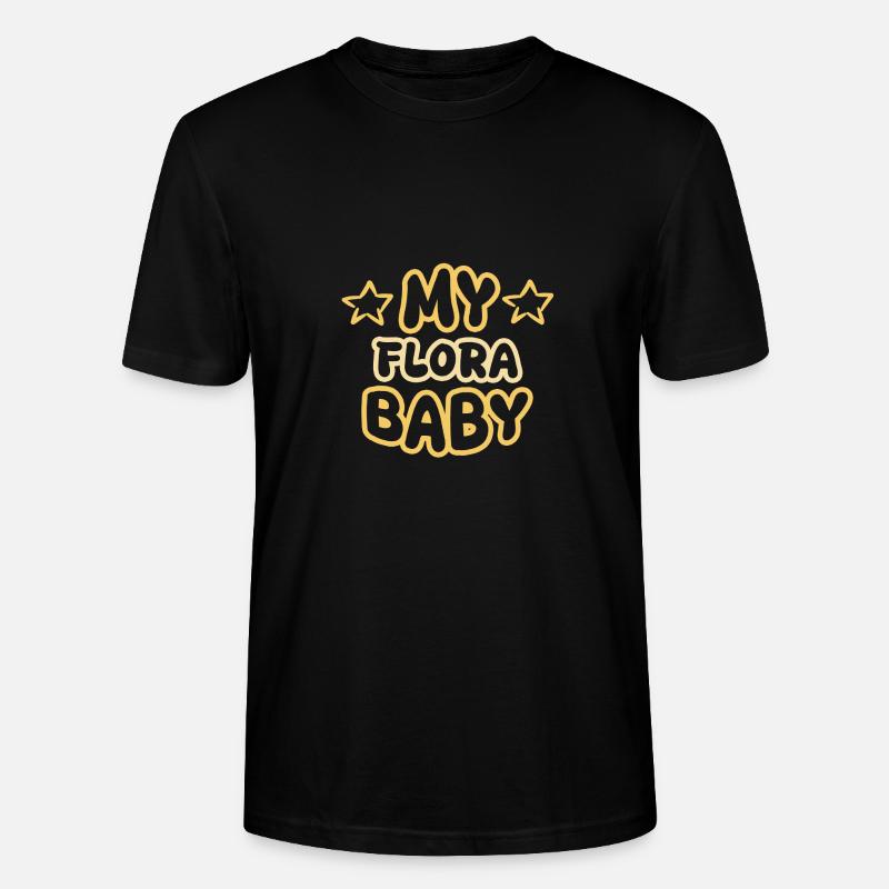 Geburt Flora - Stanley/Stella Unisex Bio-T-Shirt CRAFTER - Schwarz