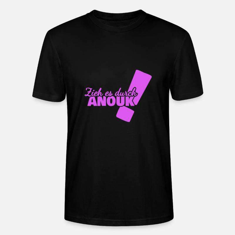 Anouk as a given name - Stanley/Stella CRAFTER Unisex Organic T-Shirt - black