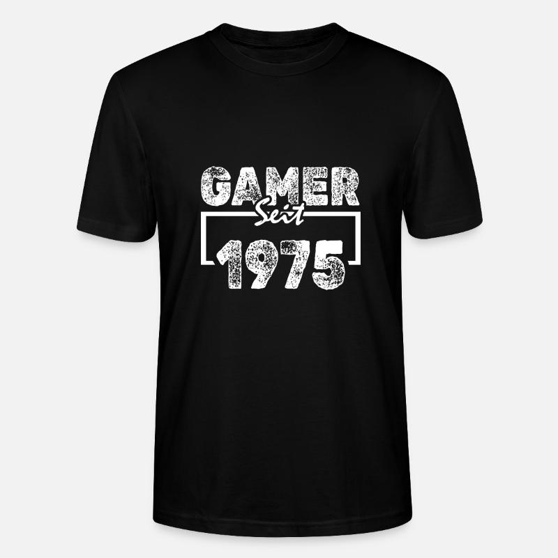 1975 - Stanley/Stella Unisex Bio-T-Shirt CRAFTER - Schwarz