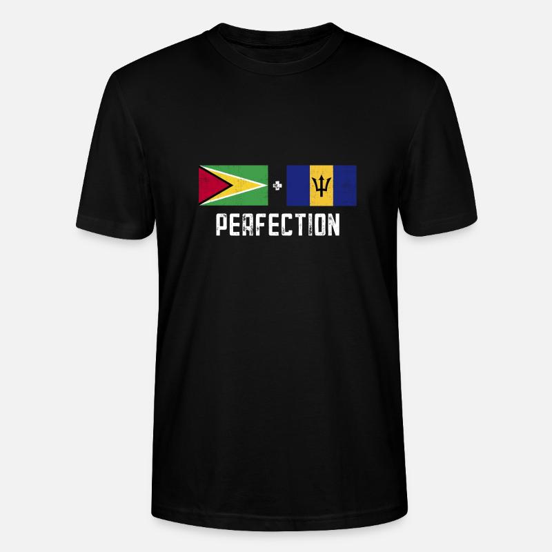 Guyana Flag Guyanais Guyanais - T-shirt bio CRAFTER Stanley Stella Unisexe - noir