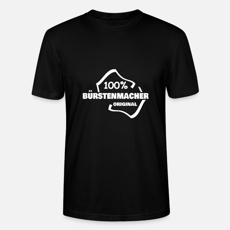 Occupation: Brush maker - Stanley/Stella CRAFTER Unisex Organic T-Shirt - black