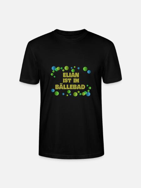 Gift for Elian - Stanley/Stella CRAFTER Unisex Organic T-Shirt - black