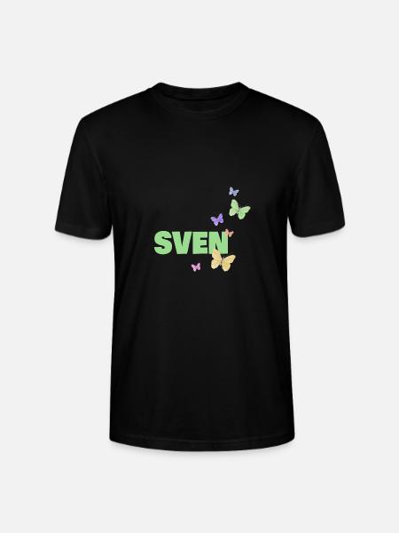 Sven as Sven - Stanley/Stella CRAFTER Unisex Organic T-Shirt - black