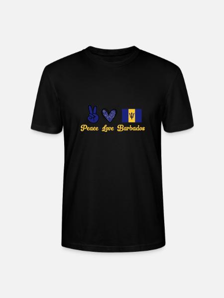 Barbados flag Barbadian bayan - Stanley/Stella CRAFTER Unisex Organic T-Shirt - black