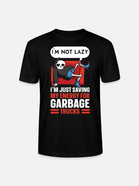 Skraldebil Affaldsopsamler Genbrug af affald - Stanley Stella CRAFTER unisex økologisk-T-shirt - sort