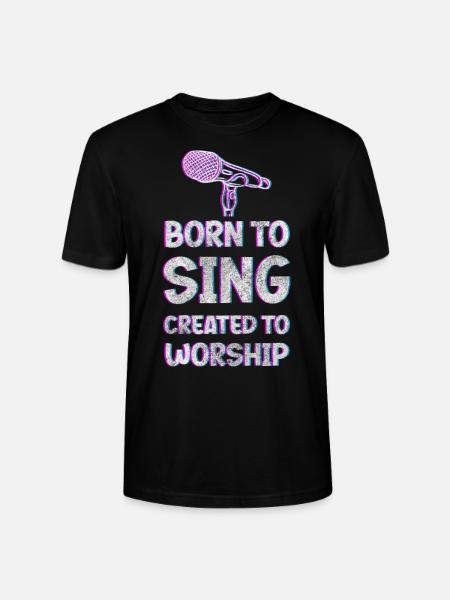 Music, Hobby, Choir, Singing - Stanley/Stella CRAFTER Unisex Organic T-Shirt - black