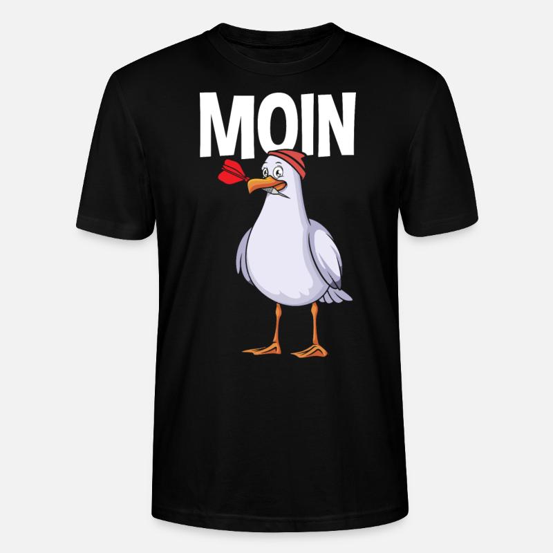 Mouette de Moin - T-shirt bio CRAFTER Stanley Stella Unisexe - noir