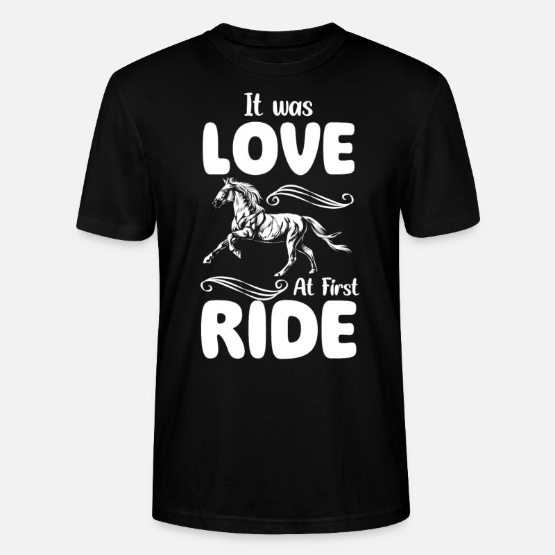 Équitation Ride Friendship Stud - T-shirt bio CRAFTER Stanley Stella Unisexe - noir