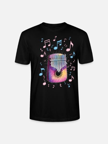 Idiophon Kalimba Geschenk - Stanley/Stella Unisex Bio-T-Shirt CRAFTER - Schwarz