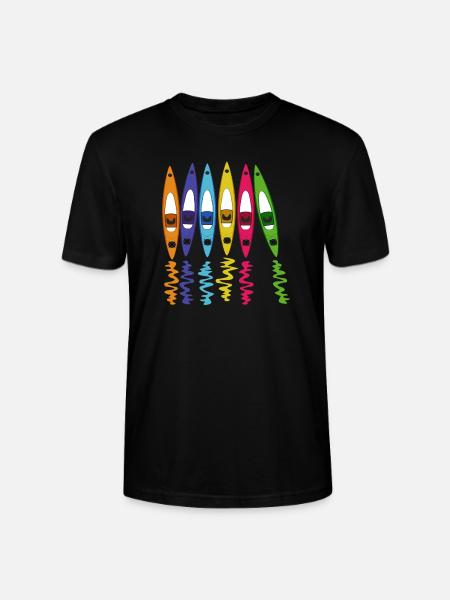 kajak kanu - Stanley/Stella Unisex Bio-T-Shirt CRAFTER - Schwarz