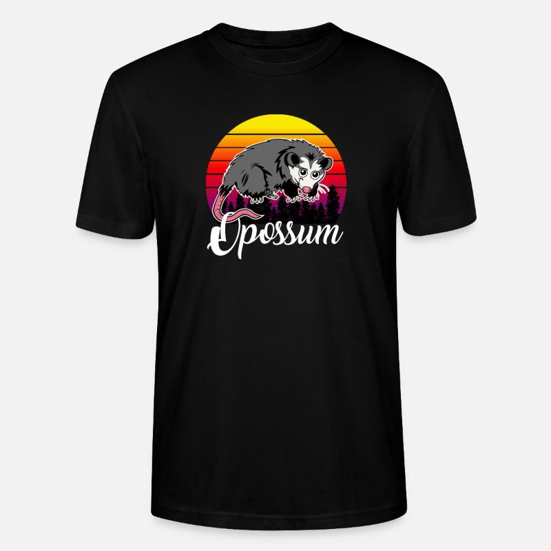 Opossum - Stanley/Stella Unisex Bio-T-Shirt CRAFTER - Schwarz