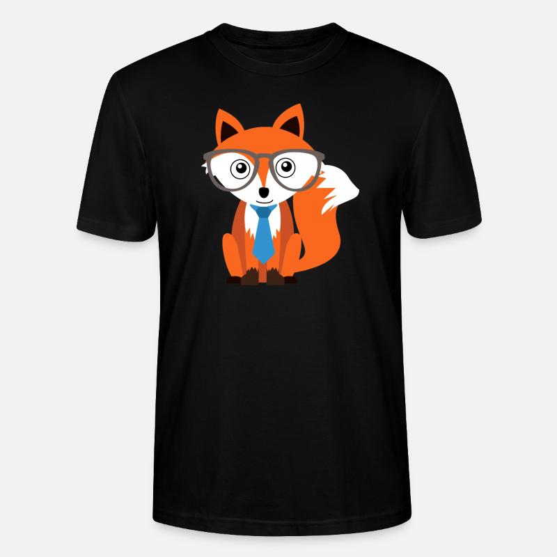 Fuchs - Stanley/Stella Unisex Bio-T-Shirt CRAFTER - Schwarz