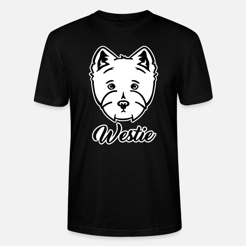 Westie - Stanley/Stella Unisex Bio-T-Shirt CRAFTER - Schwarz