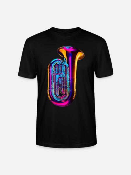 Tuba - Stanley/Stella CRAFTER Unisex Organic T-Shirt - black