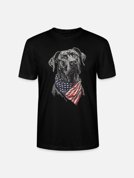 Deutsche Dogge - Stanley/Stella Unisex Bio-T-Shirt CRAFTER - Schwarz