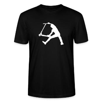 Fingerwhip 2 - T-shirt bio CRAFTER Stanley Stella Unisexe - noir - Devant - Alina (178cm) & Michal (187cm)