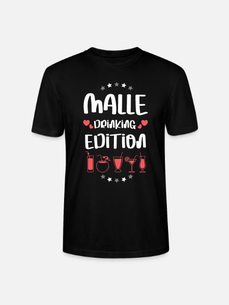 Malle Drinking Team - Stanley/Stella CRAFTER Unisex Organic T-Shirt - black