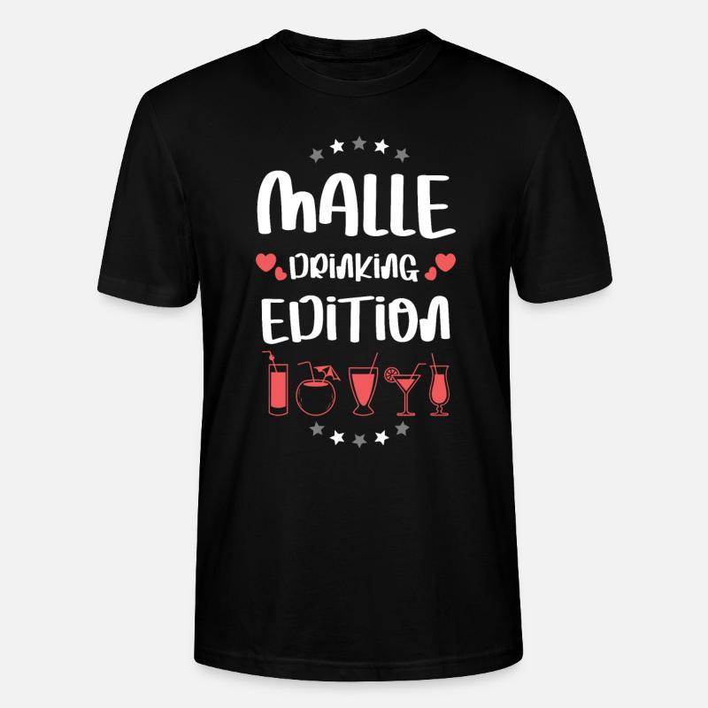 L’équipe Malle Drinking - T-shirt bio CRAFTER Stanley Stella Unisexe - noir