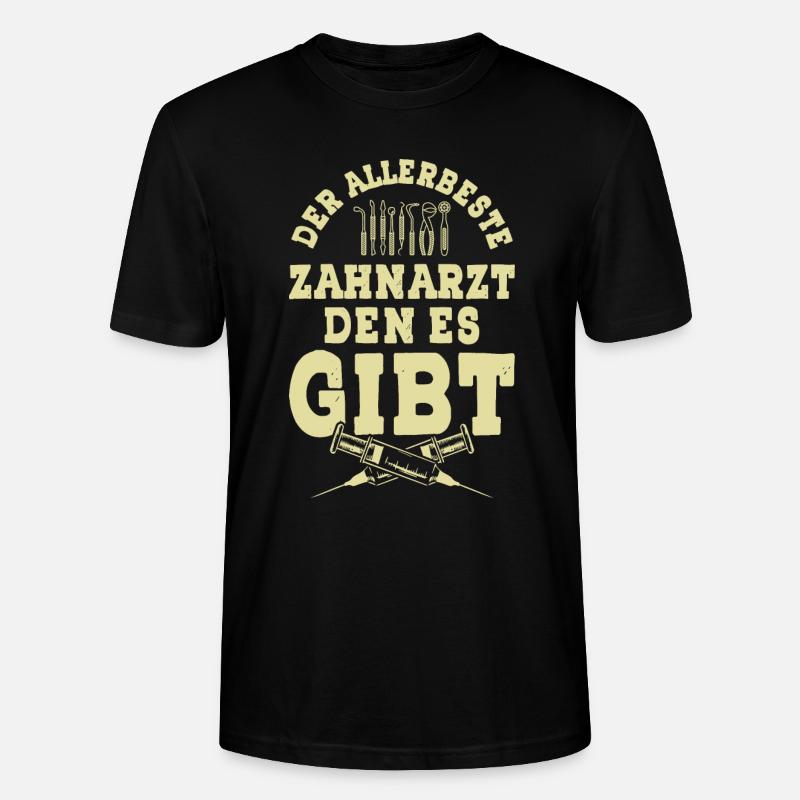 zahnarzt dentist - Stanley/Stella Unisex Bio-T-Shirt CRAFTER - Schwarz