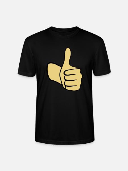 Daumen hoch! - Stanley/Stella Unisex Bio-T-Shirt CRAFTER - Schwarz