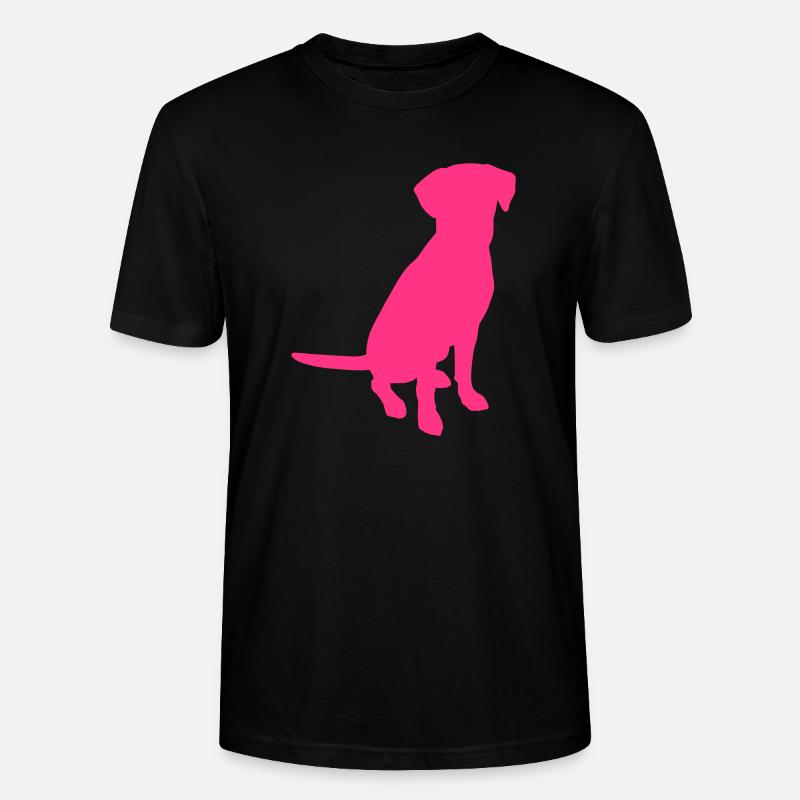 Labrador - Stanley/Stella Unisex Bio-T-Shirt CRAFTER - Schwarz
