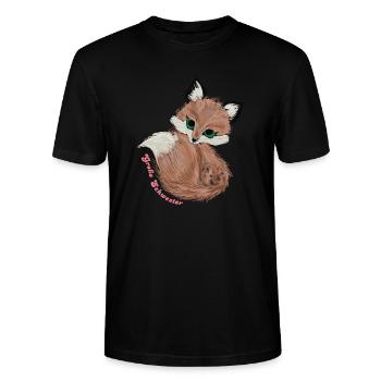 Grande soeur, frères et soeurs, petit frère - T-shirt bio CRAFTER Stanley Stella Unisexe - noir - Devant - Alina (178cm) & Michal (187cm)