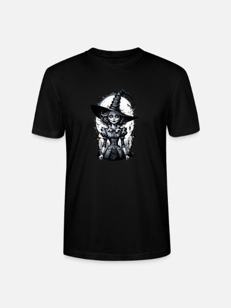 Classic Witch 24 - Stanley/Stella CRAFTER Unisex Organic T-Shirt - black