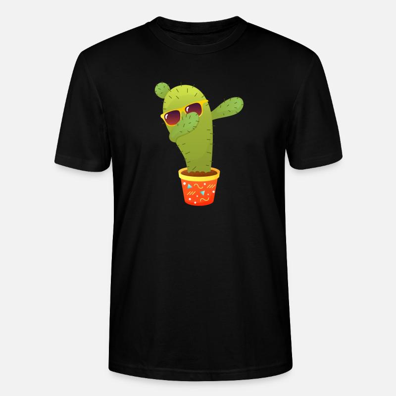 Dabbing Cactus Dab Dance - T-shirt bio CRAFTER Stanley Stella Unisexe - noir