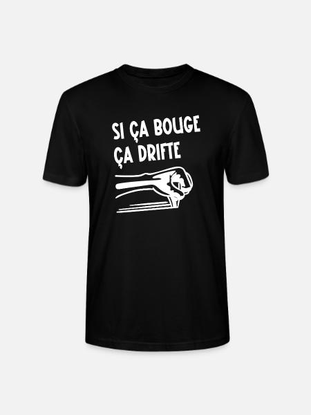 si ça bouge ça drifte - T-shirt bio CRAFTER Stanley Stella Unisexe - noir