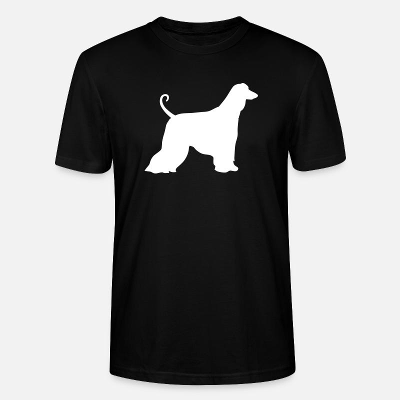 Afghan Hound - T-shirt bio CRAFTER Stanley Stella Unisexe - noir