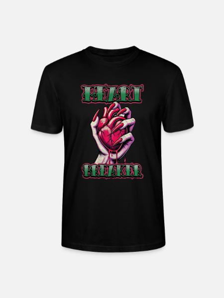 Heart Breaker - Stanley/Stella CRAFTER Unisex Organic T-Shirt - black