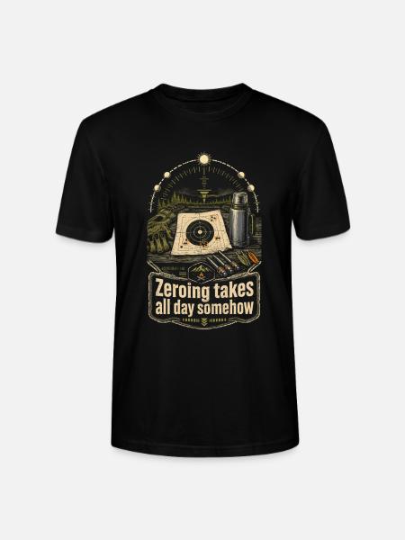 Crossbow Crossbowman Zeroing Takes All Day - Stanley/Stella CRAFTER Unisex Organic T-Shirt - black