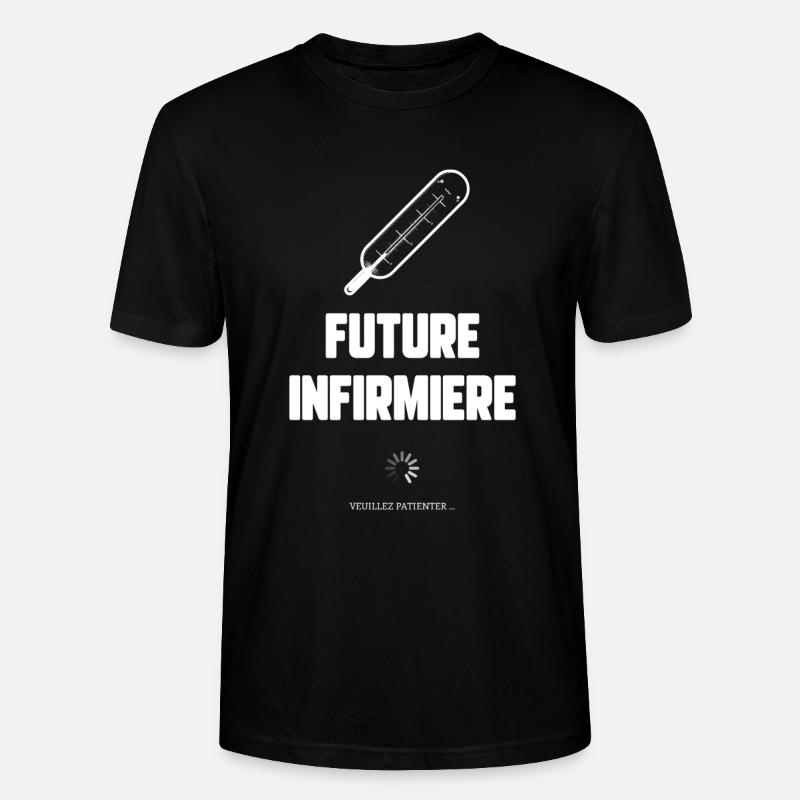 Future infirmière - T-shirt bio CRAFTER Stanley Stella Unisexe - noir