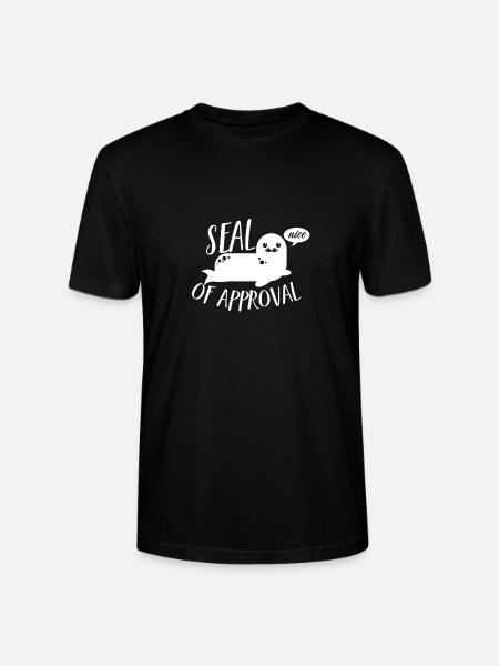 Seal of Approval - Stanley/Stella Unisex Bio-T-Shirt CRAFTER - Schwarz