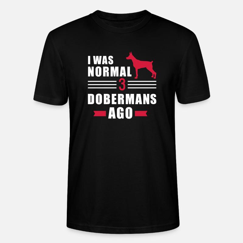 Dobermann - Stanley/Stella Unisex Bio-T-Shirt CRAFTER - Schwarz