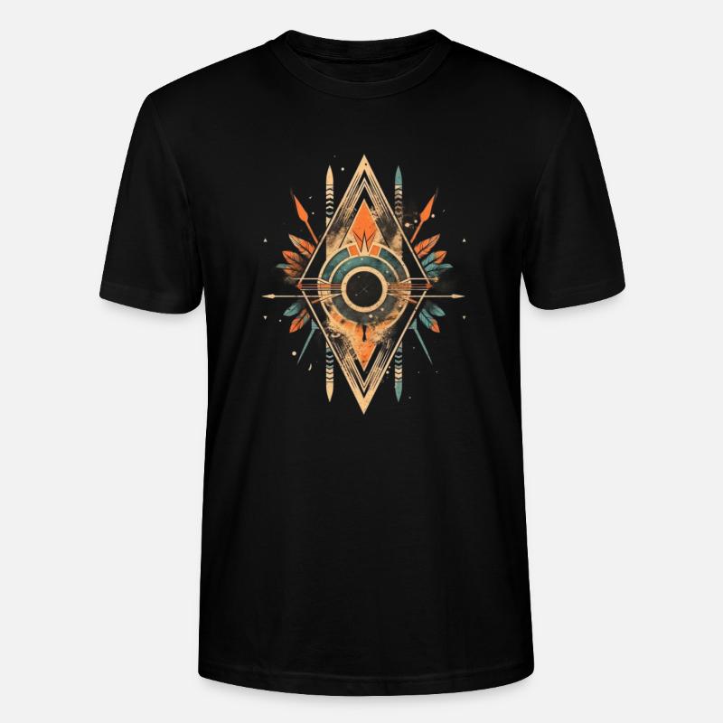 Symbole de la flèche - T-shirt bio CRAFTER Stanley Stella Unisexe - noir