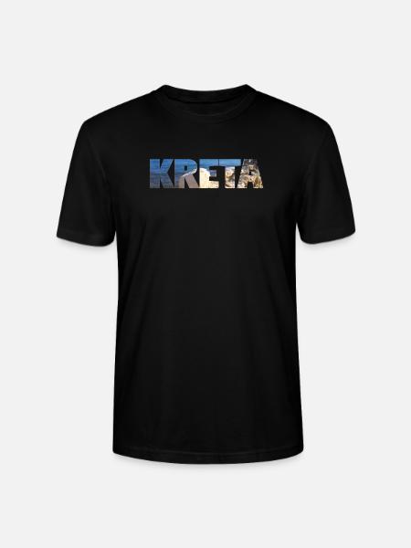 Crete - Crete - summer design - Stanley/Stella CRAFTER Unisex Organic T-Shirt - black