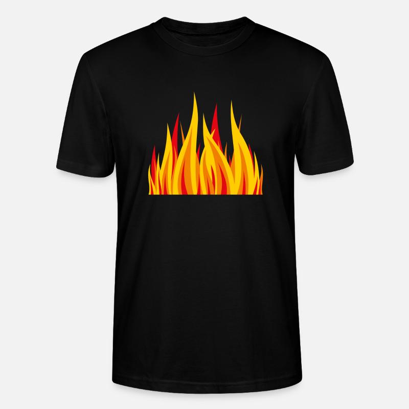 Fire 2 - Stanley/Stella Unisex Bio-T-Shirt CRAFTER - Schwarz