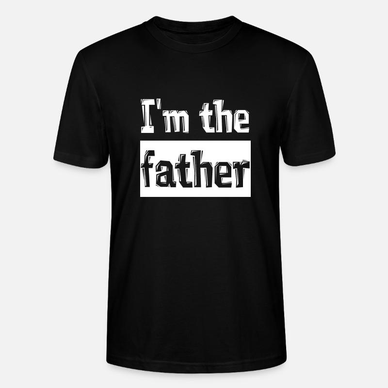 Father - Stanley/Stella Unisex Bio-T-Shirt CRAFTER - Schwarz