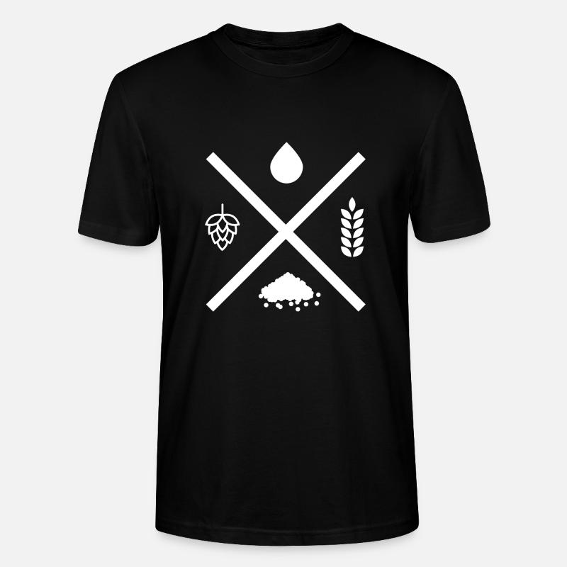 brewmaster - T-shirt bio CRAFTER Stanley Stella Unisexe - noir